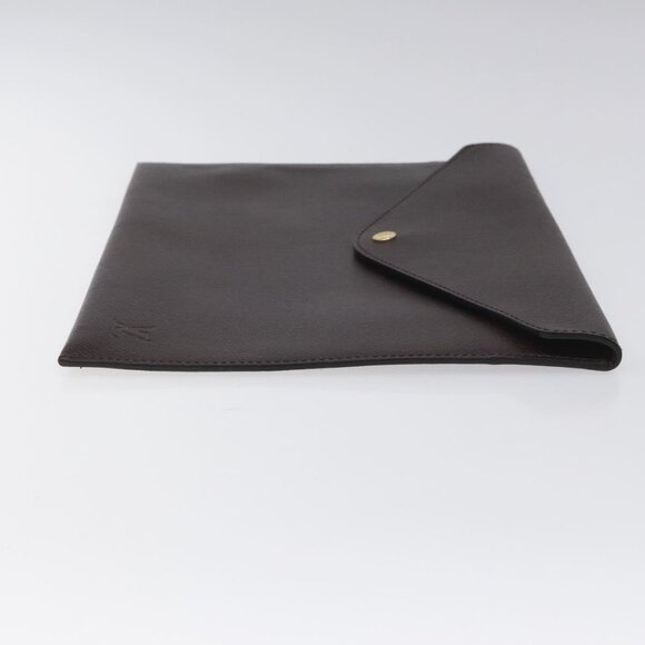 LOUIS VUITTON Taiga Document Case Clutch Bag Acajou M99087 LV Auth JB083 - Picture 5 of 16